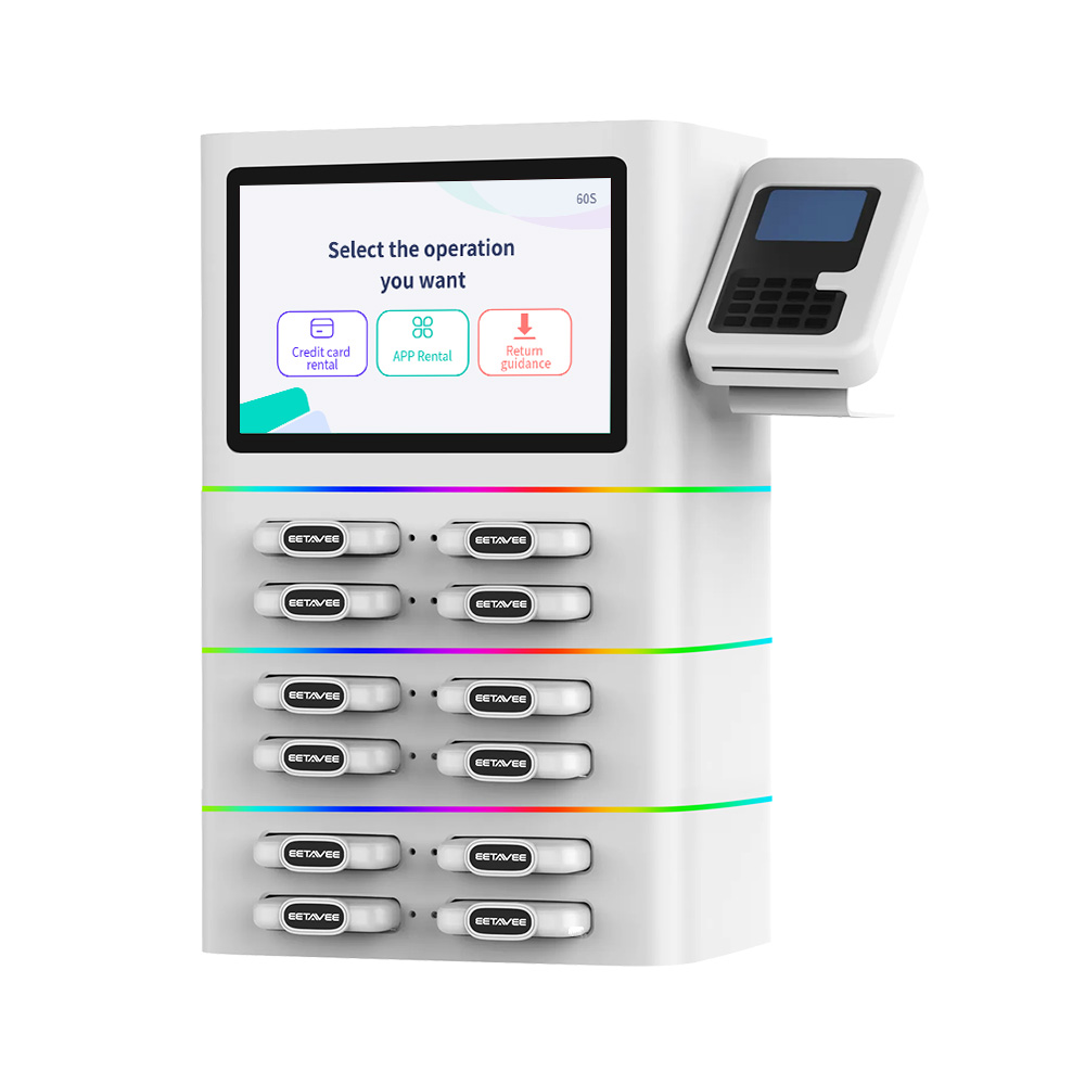 Betavee 12-Slot Stackable Power Bank Rental Station (SC-C05POS)