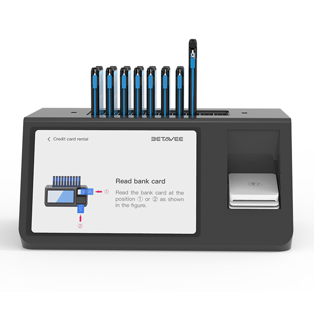 Betavee 10-Slot Vertical Power Bank Rental Station 2