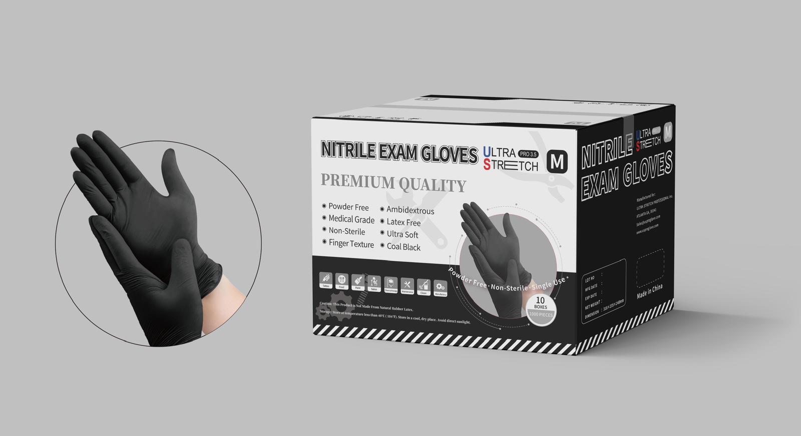 Ultra Stretch Nitrile Exam Gloves 3