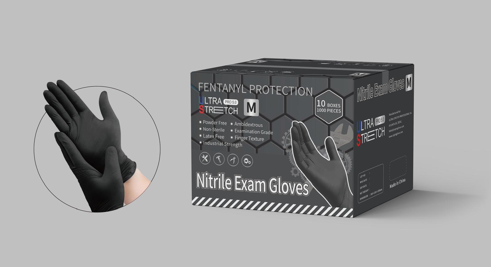 Ultra Stretch Nitrile Exam Gloves 4